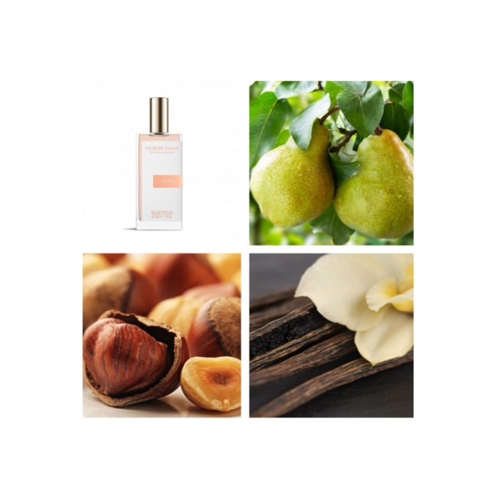 Yodeyma Amira Apa de parfum pentru femei, nuante de para, alune de padure si vanilie, 50ml [4]