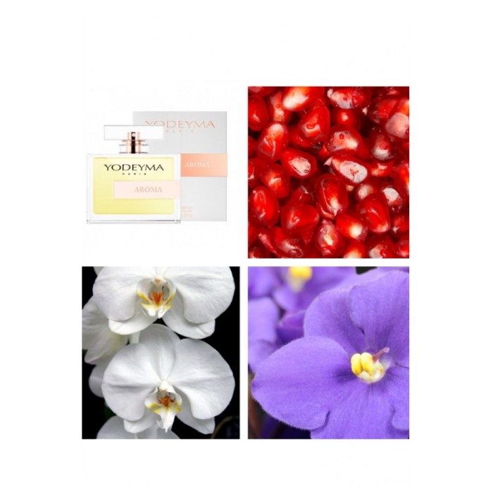 Yodeyma Aroma Apa de parfum pentru femei, nuante de rodie, orhidee si saintpauli, 100ml [6]