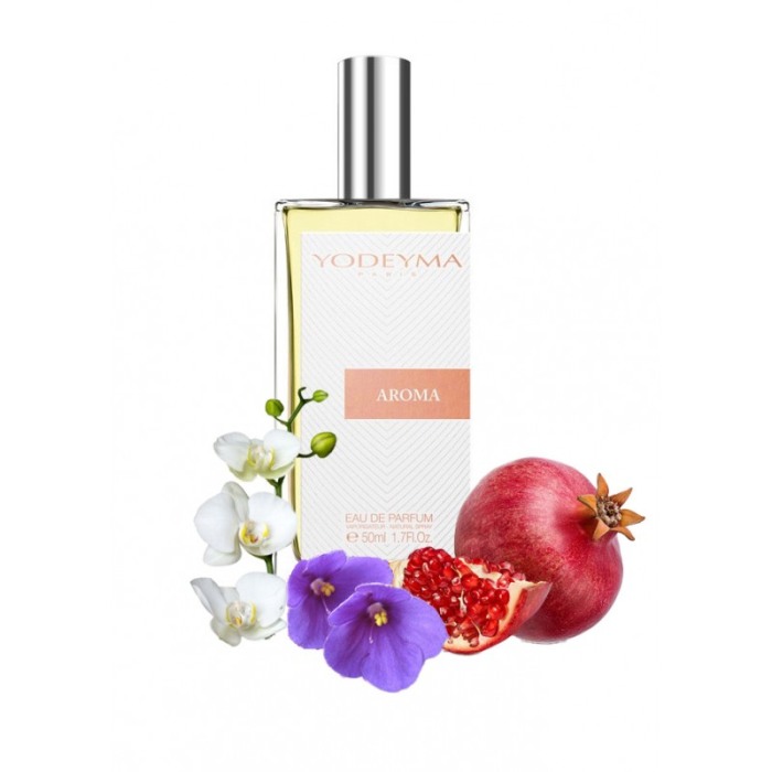 Yodeyma Aroma Apa de parfum pentru femei, nuante de rodie, orhidee si saintpauli, 50ml [1]