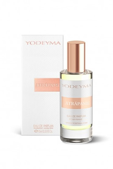 Yodeyma Atrápame Apa de parfum pentru femei, nuante de agris negru, lacramioara si vanilie, 15ml [3]