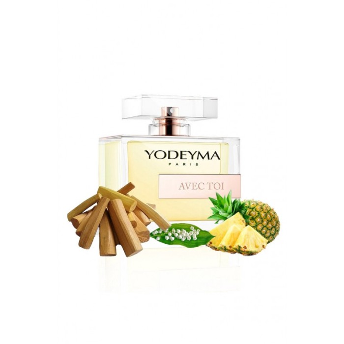 Yodeyma Avec Toi Apa de parfum pentru femei, nuante de ananas, lacramioara si sandal, 100ml [1]