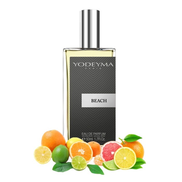 Yodeyma Beach Apa de parfum pentru barbati, nuante de citrice, salvie si mosc alb, 50ml [1]