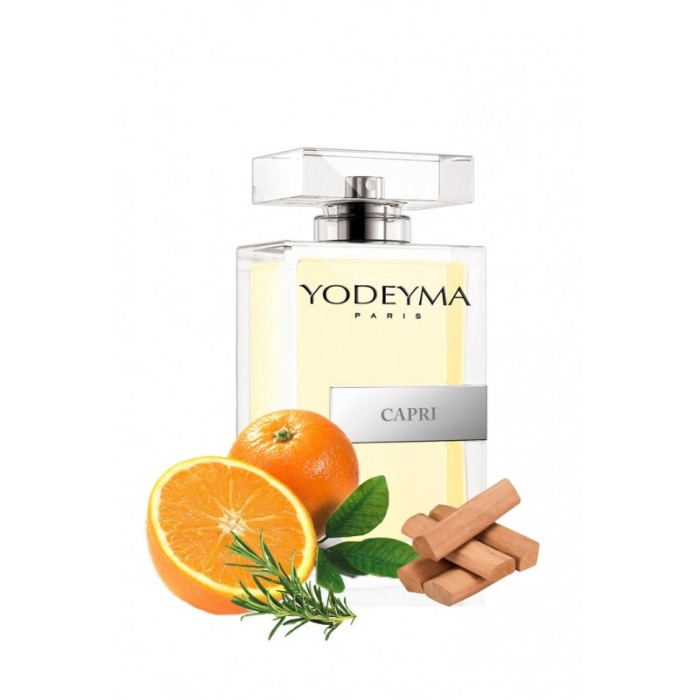 Yodeyma Capri Apa de parfum pentru barbati, nuante de portocala, rozmarin si Sándal, 100ml [1]