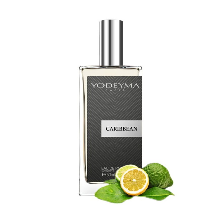 Yodeyma Caribbean Apa de parfum pentru barbati, nuante de bergamota, piper roz si lemn, 50 ml [3]
