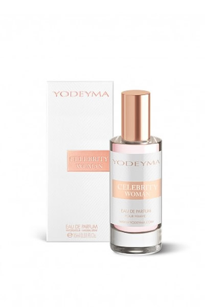 Yodeyma Celebrity Woman Apa de parfum pentru femei, nuante de agris negru, iris si pachuli, 15ml [3]