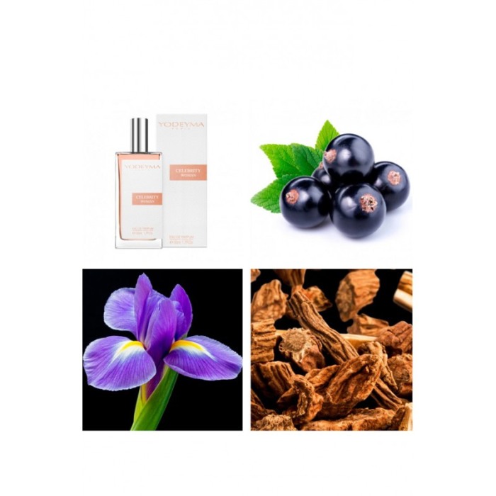 Yodeyma Celebrity Woman Apa de parfum pentru femei, nuante de agris negru, iris si pachuli, 50ml [5]