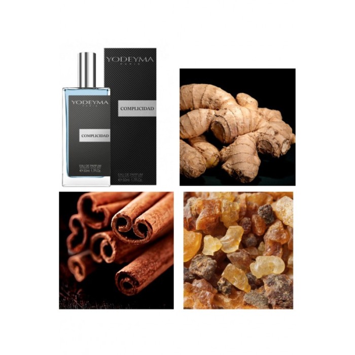 Yodeyma Complicidad Apa de parfum pentru barbati, nuante de ghimbir, scortisoara si smirna, 50ml [2]
