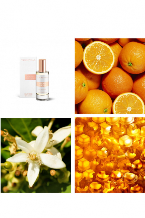 Yodeyma Dauro for Her Apa de parfum pentru femei, nuante de portocala, azahar si miere, 15ml [3]
