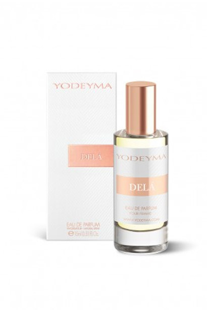 Yodeyma Delá Apa de parfum pentru femei, nuante de frezie, trandafir si lemn, 15ml [3]