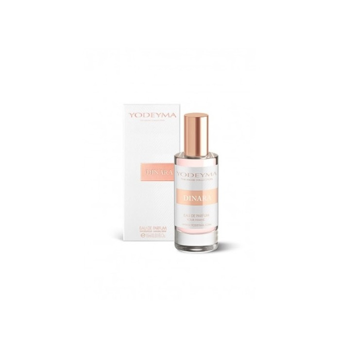 Yodeyma Dinara Apa de parfum pentru femei, nuante de trandafir, tonka si mosc, 15ml [4]