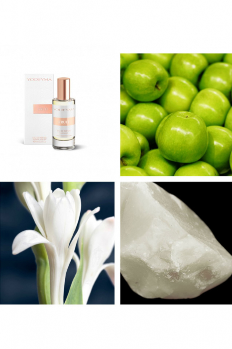 Yodeyma Fruit Apa de parfum pentru femei, nuante de mar, tuberoza, chihlimbar alb, 15ml [3]