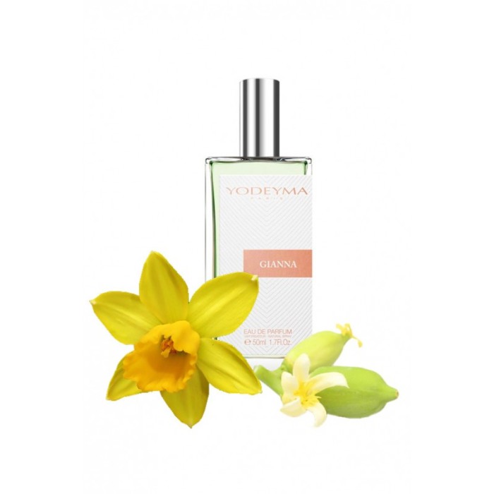 Yodeyma Gianna Apa de parfum pentru femei, nuante de floare de Papaya, narcisa, mosc, 50ml [1]