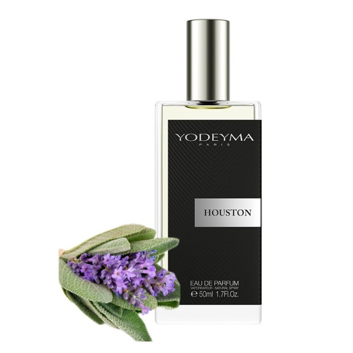 Yodeyma Houston Apa de parfum pentru barbati, nuante de salvie, narcisa si Palo de Rosa, 50ml [3]