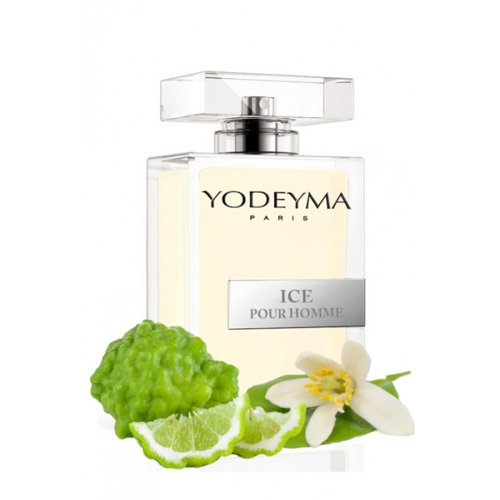 Yodeyma Ice Pour Homme Apa de parfum pentru barbati, nuante de bergamota, Floare de Pomelo si mosc alb, 100ml [1]