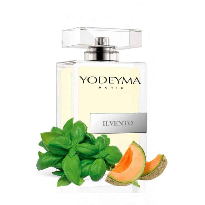 Yodeyma Ilvento Apa de parfum pentru barbati, nuante de pepene, busuioc si lemn, 100ml [1]