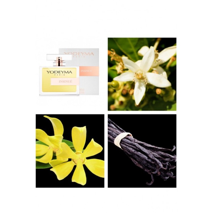 Yodeyma Insinué Apa de parfum pentru femei, nuante de azahar, Ylang Ylang si vanilie, 100ml [4]