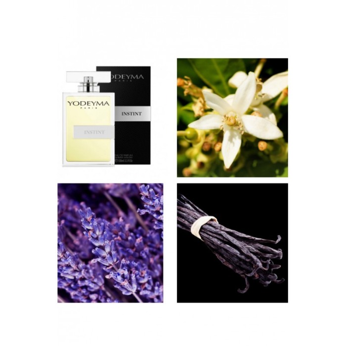 Yodeyma Instint Apa de parfum pentru barbati, nuante de azahar, lavanda si vanilie, 100ml [3]