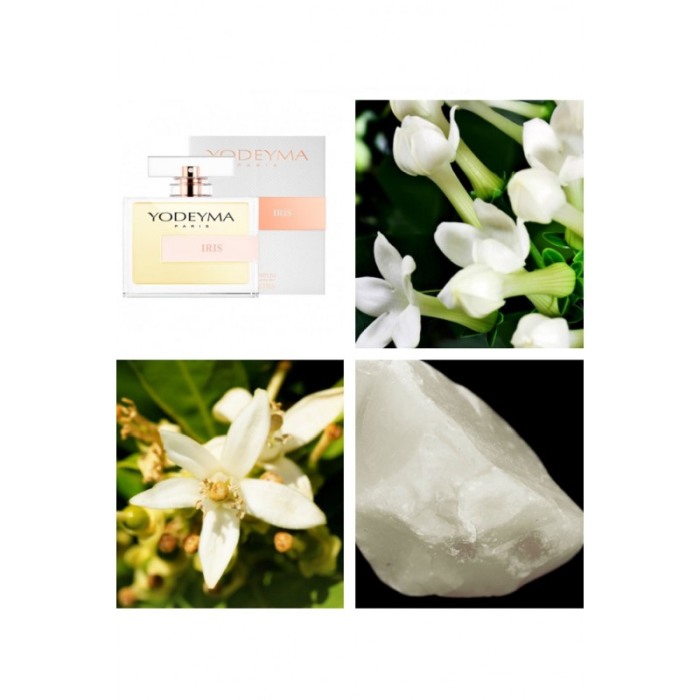 Yodeyma Iris Apa de parfum pentru femei, nuante de iasomie, azahar si chihlimbar alb, 100ml [4]