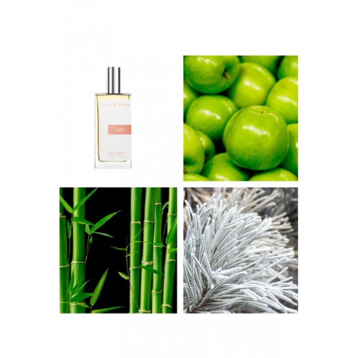 Yodeyma Kara Apa de parfum pentru femei, nuante de mar, bambú si cedru alb, 50ml [4]