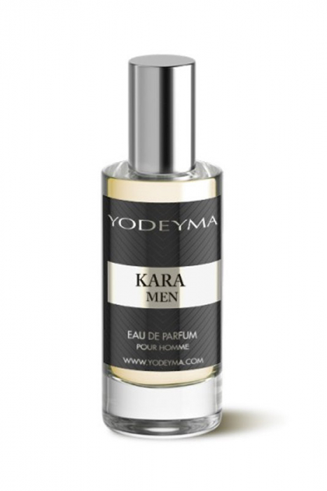 Yodeyma Kara Men Apa de parfum pentru barbati, nuante de ienupar, rozmarin si lichen de prun, 15ml [2]