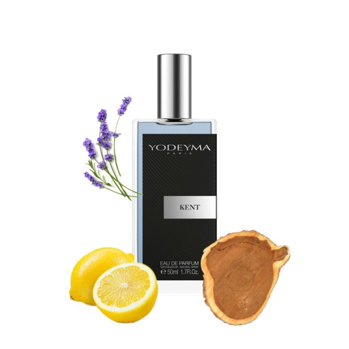 Yodeyma Kent Apa de parfum pentru barbati, nuante de lamaie, lavanda si cedru, 50ml [1]
