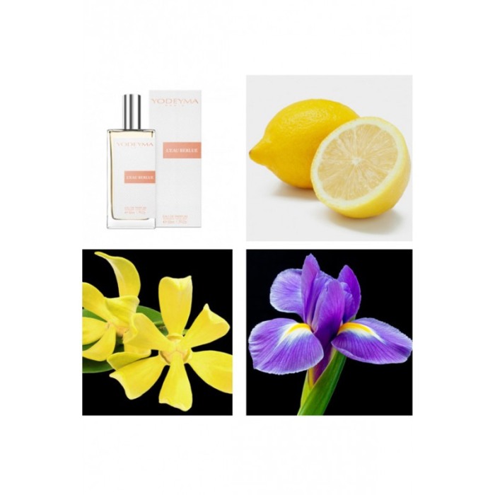 Yodeyma L'eau Berlue Apa de parfum pentru femei, nuante de lamaie, Ylang Ylang si iris, 50ml [4]