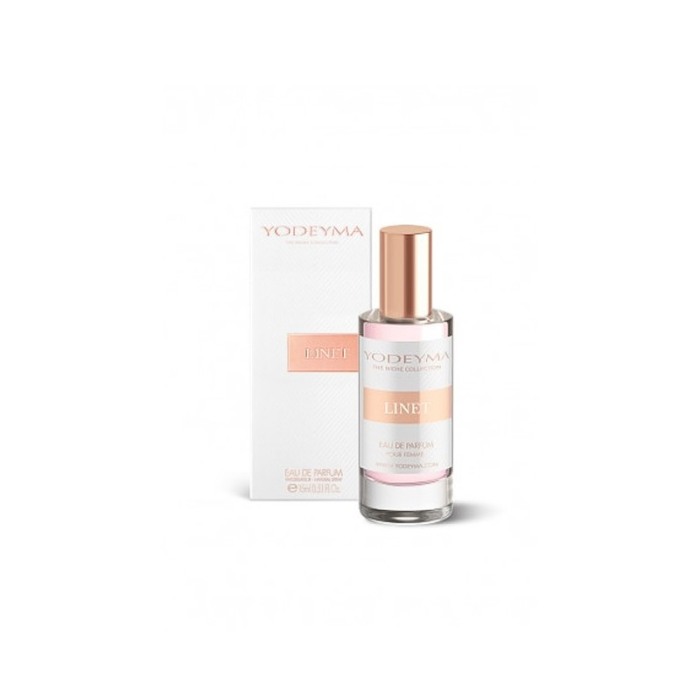 Yodeyma Linet Apa de parfum pentru femei, nuante de bergamota, rubarba, litchi si bujor, 15ml [4]