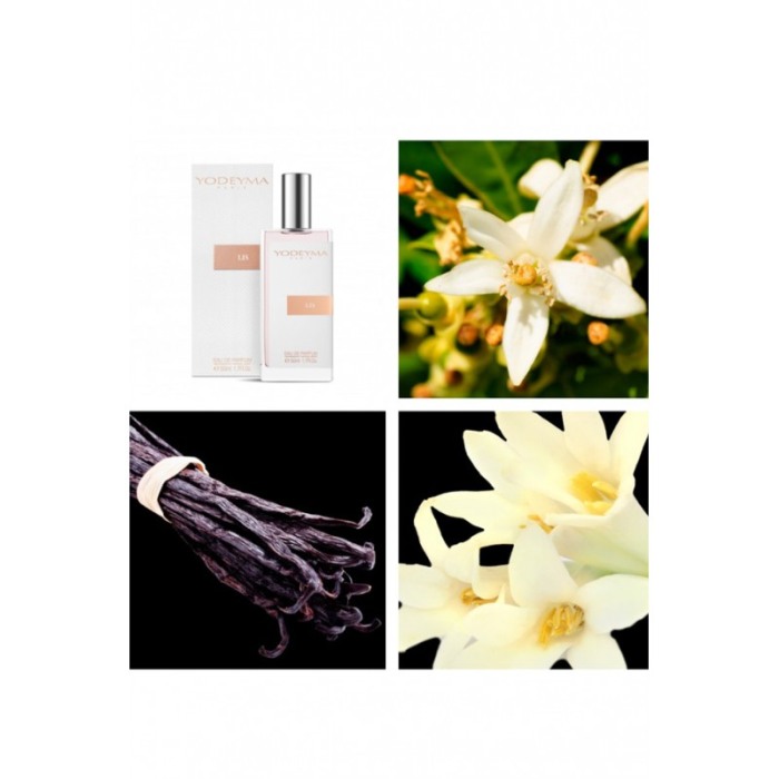Yodeyma Lis Apa de parfum pentru femei, nuante de azahar, nardo si vanilie, 50ml [4]