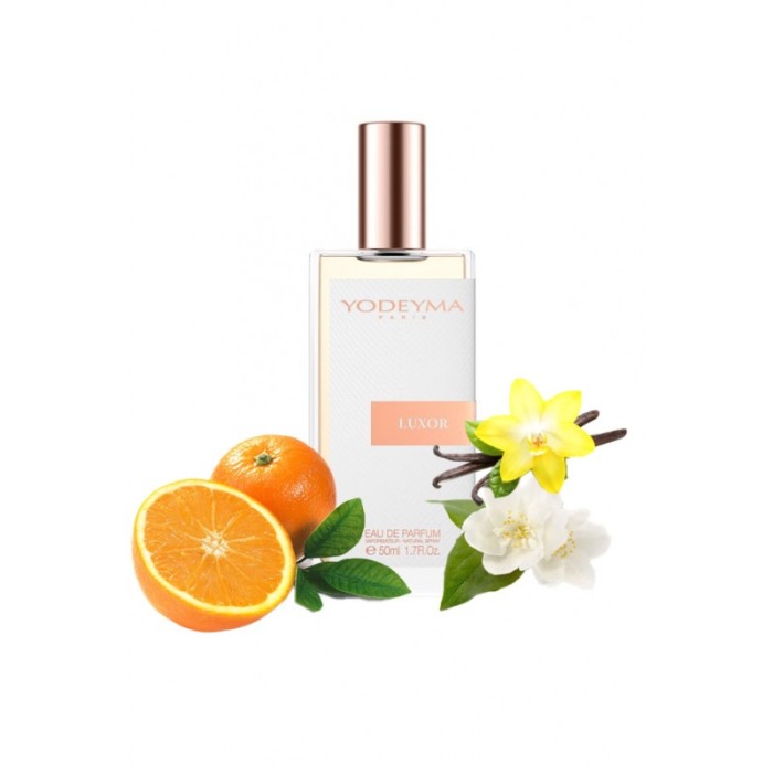 Yodeyma Luxor Apa de parfum pentru femei, nuante de mandarina, iasomie si vanilie, 50ml [1]