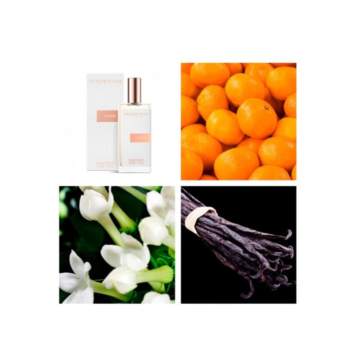 Yodeyma Luxor Apa de parfum pentru femei, nuante de mandarina, iasomie si vanilie, 50ml [5]