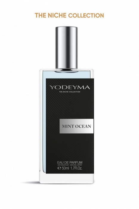 Yodeyma Mint Ocean Apa de parfum pentru barbati, nuante de menta, lamaie si busuioc, 50ml [4]