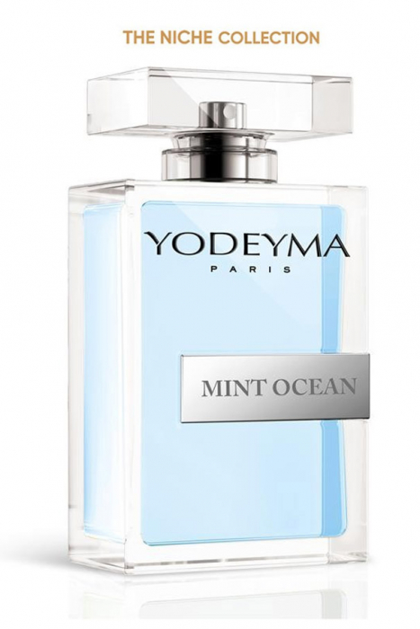 Yodeyma Mint Ocean Apa de parfum pentru barbati, nuante de menta, lamaie si busuioc, pentru barbatul activ, care isi doreste un suflu de libertate si forta in fiecare zi, 100ml [5]