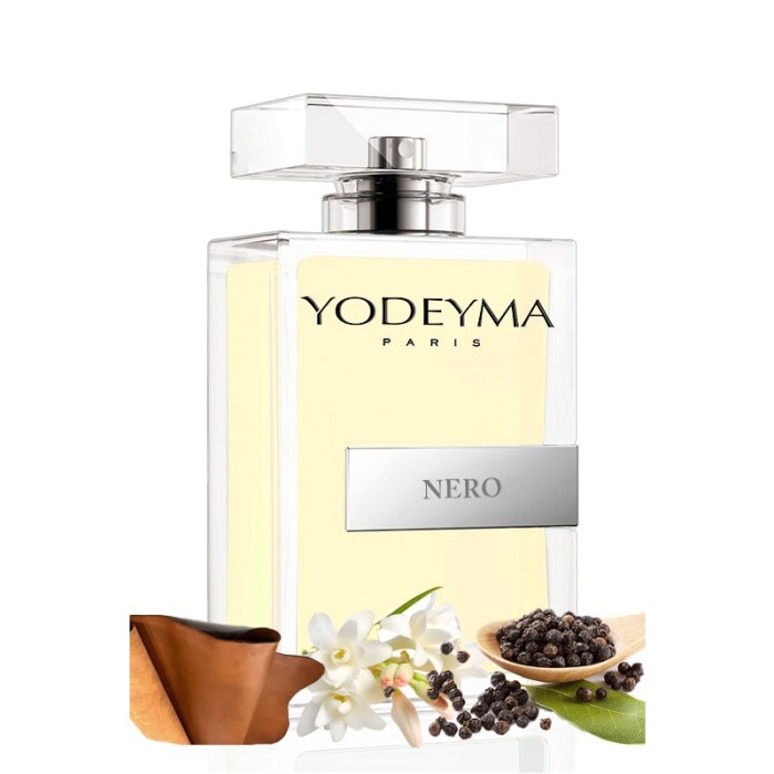 Yodeyma Nero Apa de parfum pentru barbati, nuante de piper negru, tuberoza si piele, 100ml [1]