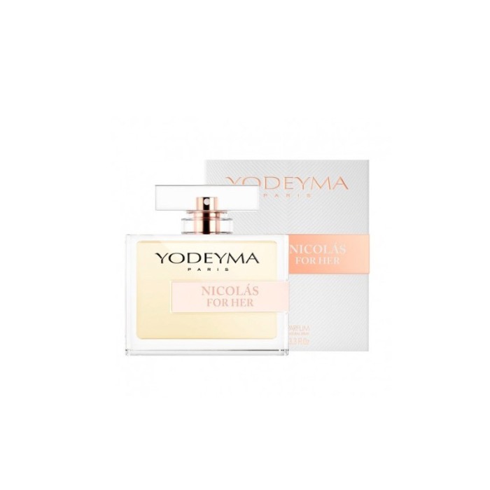 Yodeyma Nicolas for Her Apa de parfum pentru femei, nuante de azahar, iasomie si mosc alb, 100ml [4]