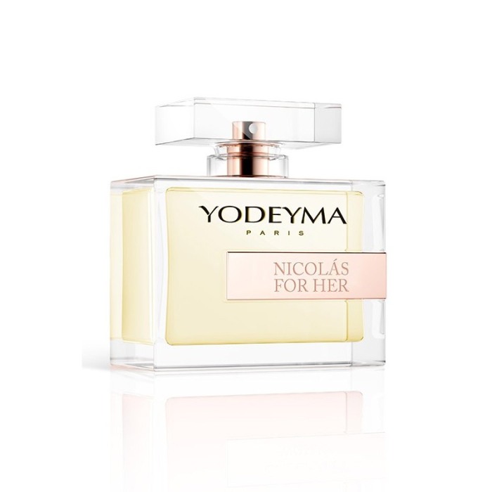Yodeyma Nicolas for Her Apa de parfum pentru femei, nuante de azahar, iasomie si mosc alb, 100ml [2]