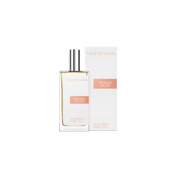 Yodeyma Nicolas for Her Apa de parfum pentru femei, nuante de azahar, iasomie si mosc alb, 50ml [2]