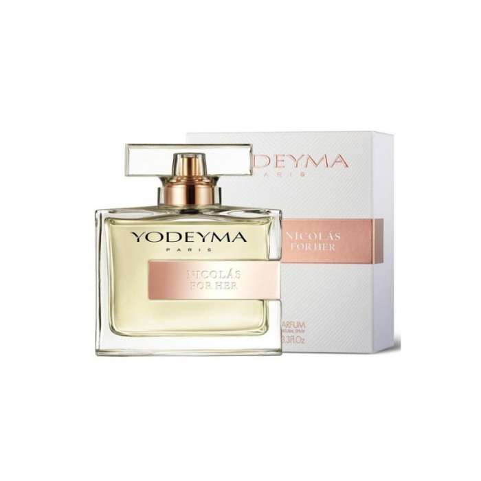Yodeyma Nicolas White Apa de parfum pentru femei, nuante de trandafir alb, cedru alb si mosc alb, 100ml [4]