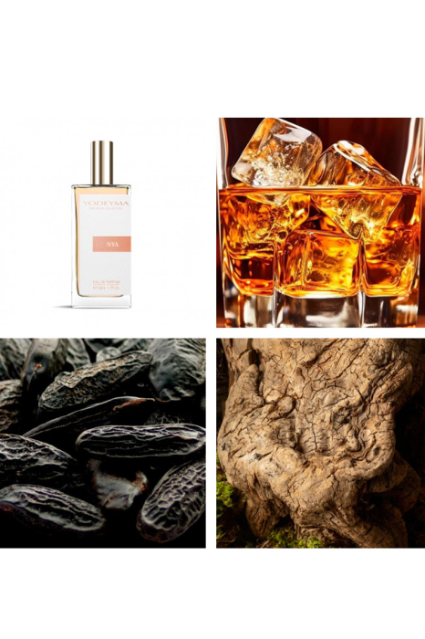 Yodeyma Nya Apa de parfum pentru femei, nuante de esenta de coniac, boabe tonka si stejar, nota perfecta de feminitate moderna, eleganta si magnetism, 50ml [4]