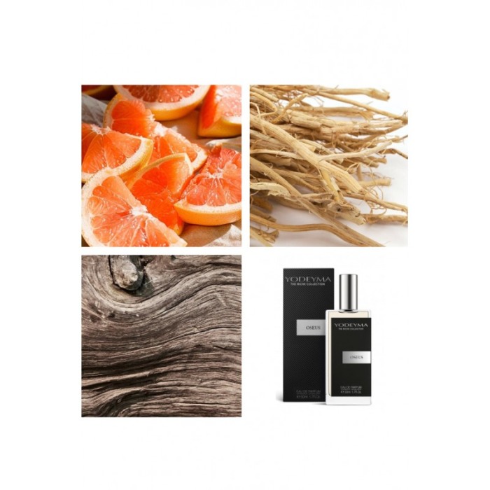 Yodeyma Oseus Apa de parfum pentru barbati, nuante grapefruit, vetiver si lemn uscat, 50ml [4]