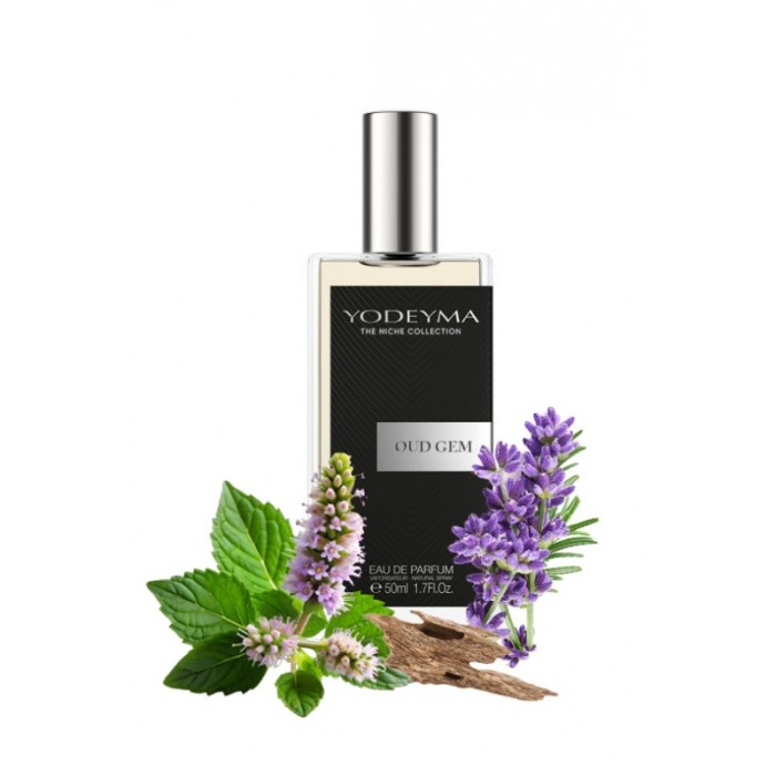 Yodeyma Oud Gem Apa de parfum pentru barbati, nuante de Oud, pachuli si lavanda, 50ml [1]