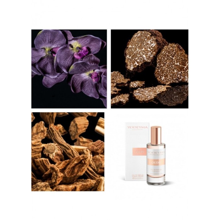 Yodeyma Oude Apa de parfum pentru femei, nuante de chihlimbar Ciprat, orhidee neagra, trufa si pachuli, 15ml [4]