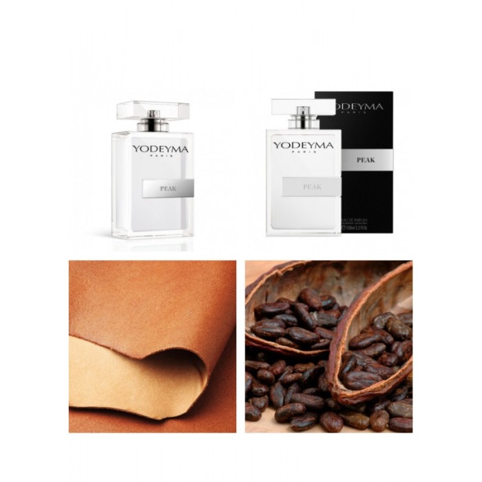 Yodeyma Peak Apa de parfum pentru barbati, nuante de bergamota, piele si cacao, 100ml [4]