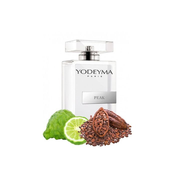 Yodeyma Peak Apa de parfum pentru barbati, nuante de bergamota, piele si cacao, 100ml [1]