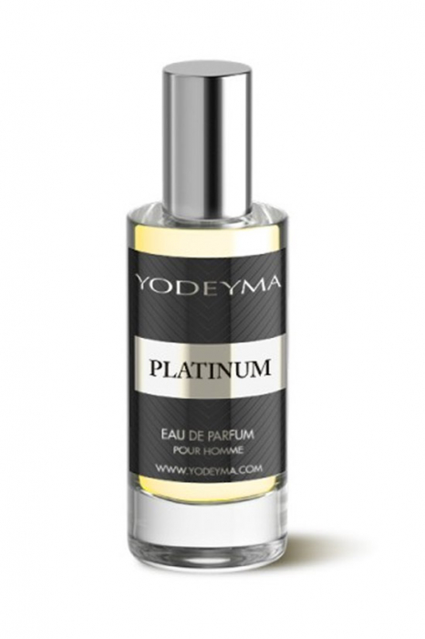 Yodeyma Platinum Apa de parfum pentru barbati, nuante de grapefruit, nota acvatica si lemn, 15ml [3]