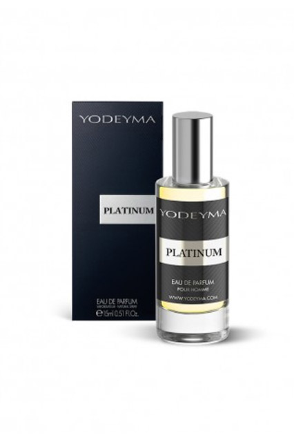 Yodeyma Platinum Apa de parfum pentru barbati, nuante de grapefruit, nota acvatica si lemn, 15ml [4]