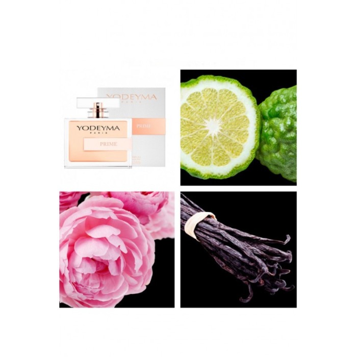 Yodeyma Prime Apa de parfum pentru femei, nuante de bergamota, trandafir si vanilie, 100ml [4]