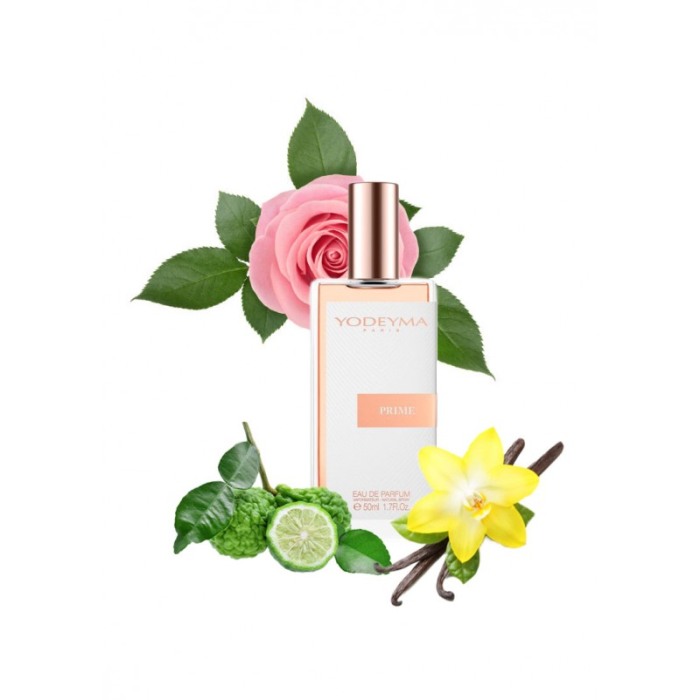 Yodeyma Prime Apa de parfum pentru femei, nuante de bergamota, trandafir si vanilie, 50ml [1]