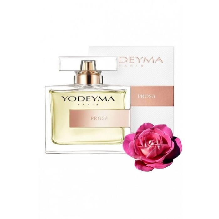 Yodeyma Prosa Apa de parfum pentru femei, nuante de trandafir de Damasco, Saintpauli si garoafa, 100ml [4]