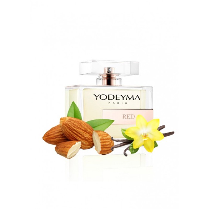 Yodeyma Red Apa de parfum pentru femei, nuante migdale, vanilie si mosc alb, 100ml [1]