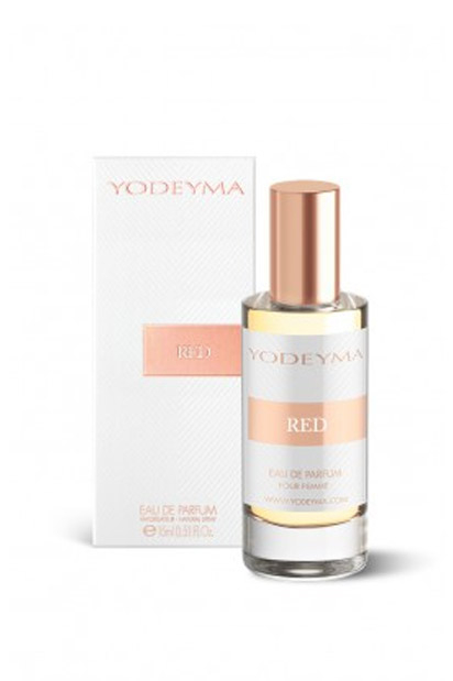 Yodeyma Red Apa de parfum pentru femei, nuante migdale, vanilie si mosc alb, 15ml [3]